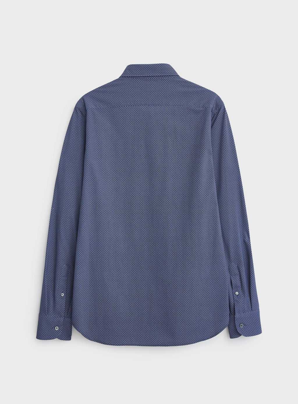 Chemise Confort Imprimée Como Marine Italienne Recyclée