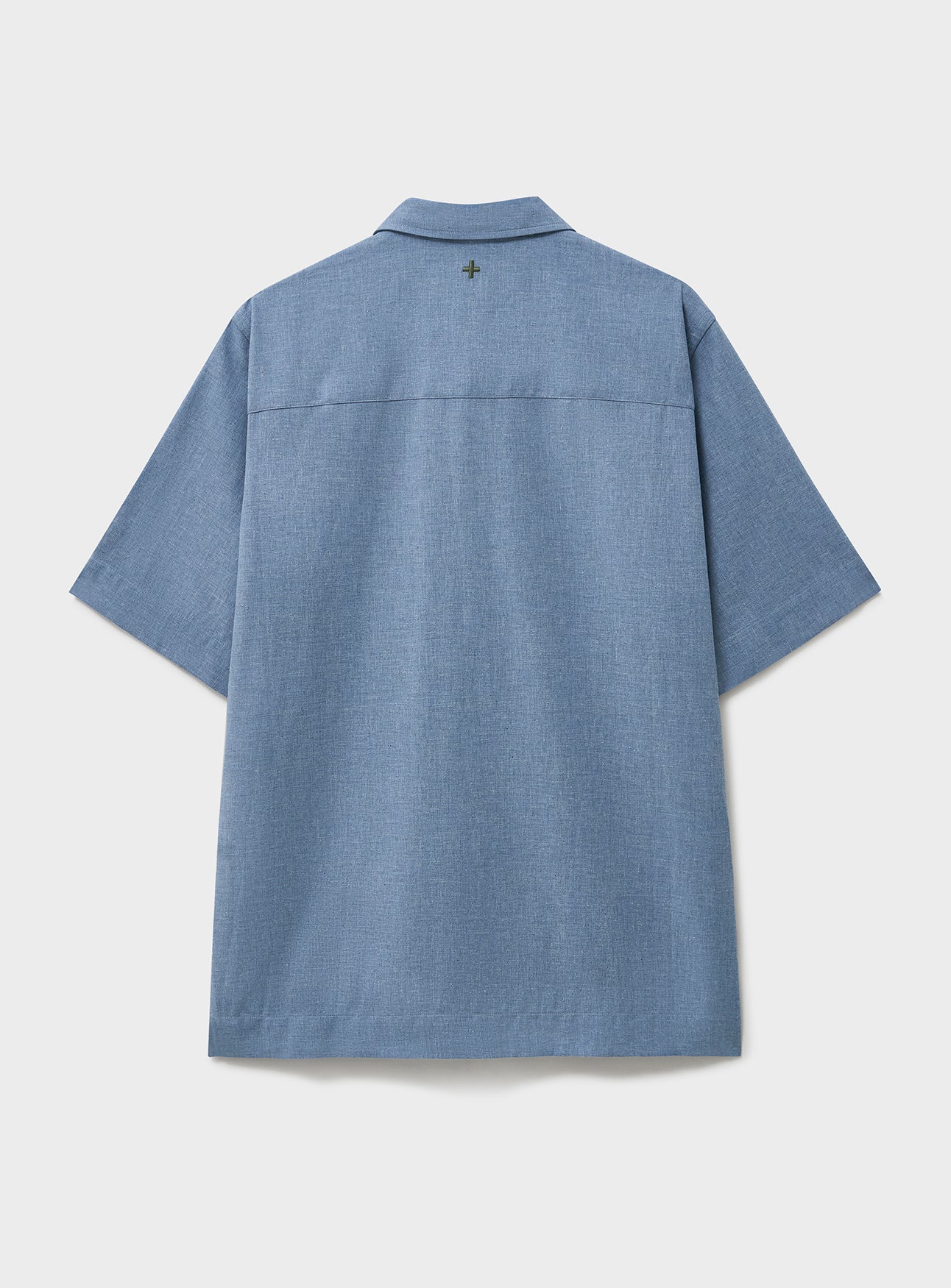 Chemise à manches courtes en coton recyclé Sky