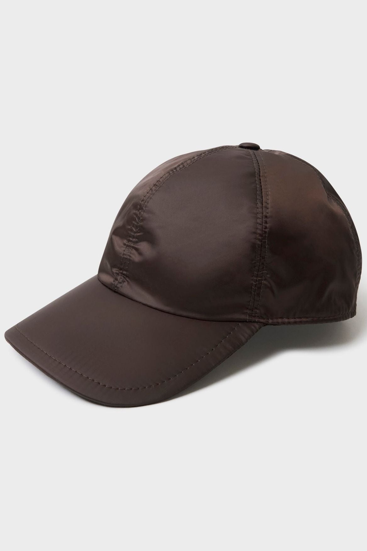 Casquette de baseball en chocolat imperméable et recyclée