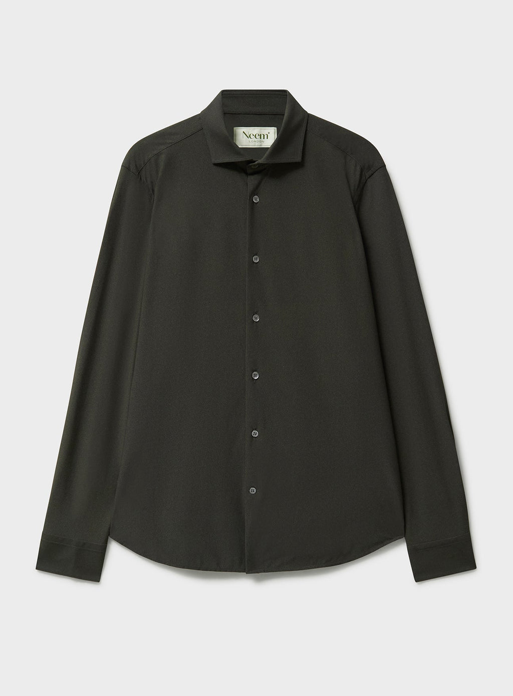 Chemise confort recyclée en chocolat italien coupé