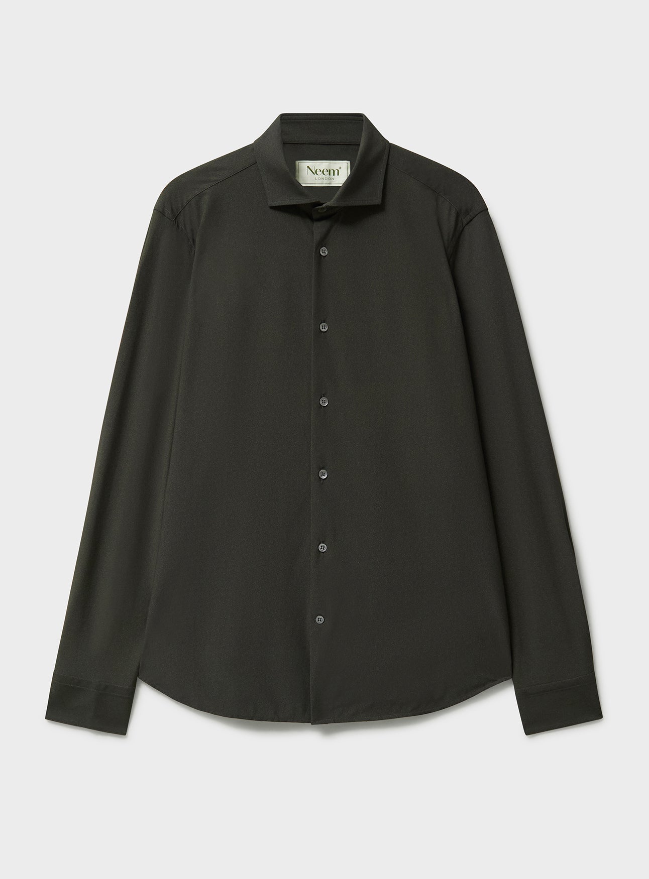 Chemise confort recyclée en chocolat italien coupé