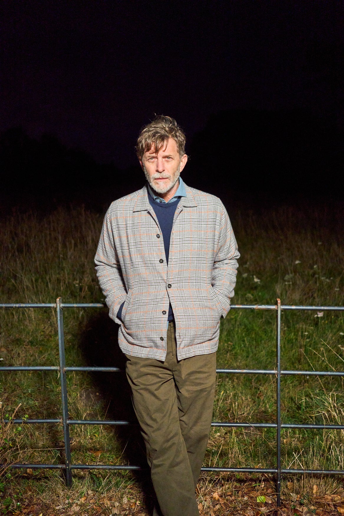 Veste Cornwall à carreaux en flanelle italienne recyclée