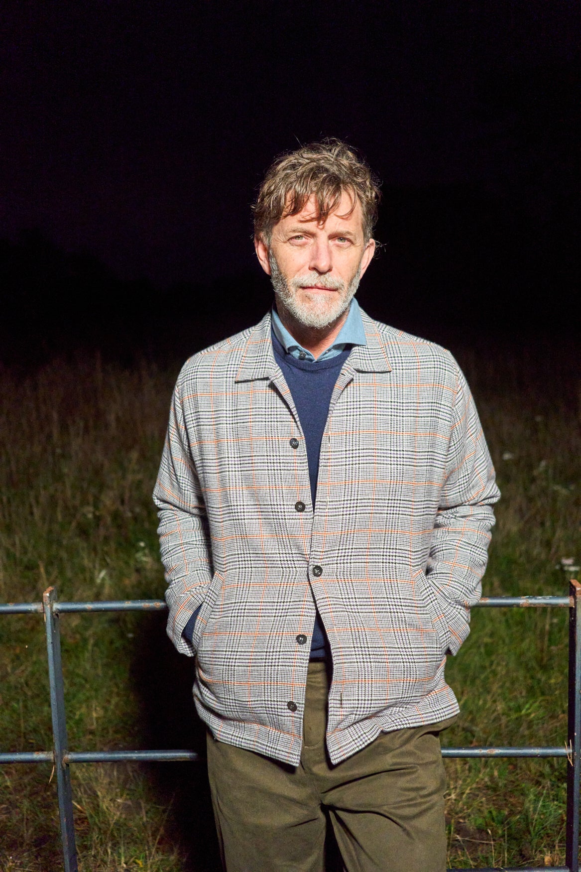 Veste Cornwall à carreaux en flanelle italienne recyclée