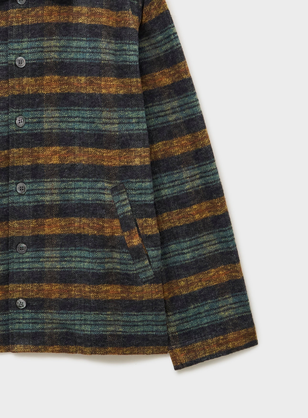 Blouson aviateur country moderne en flanelle épaisse recyclée