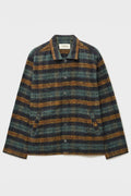 Blouson aviateur country moderne en flanelle épaisse recyclée
