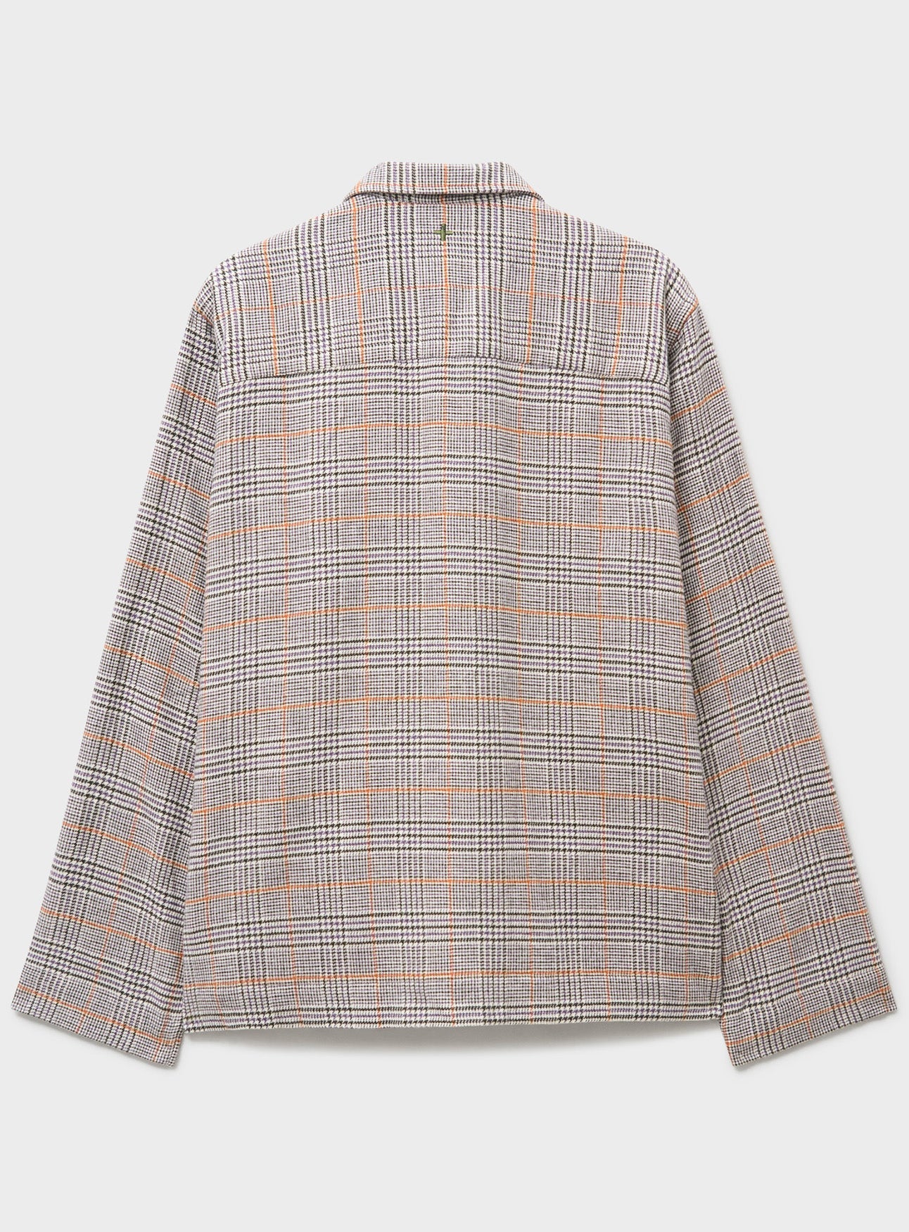 Veste Cornwall à carreaux en flanelle italienne recyclée