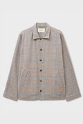 Veste Cornwall à carreaux en flanelle italienne recyclée