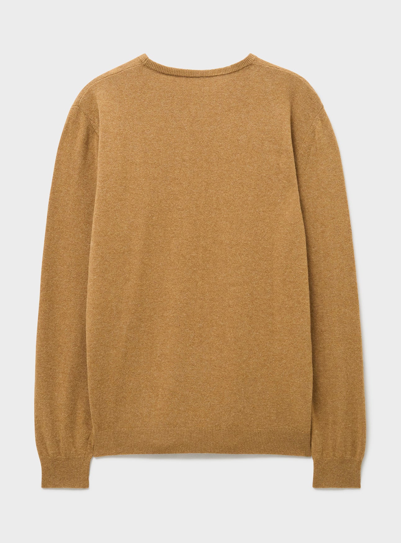 Col roulé en maille de laine italienne recyclée beige