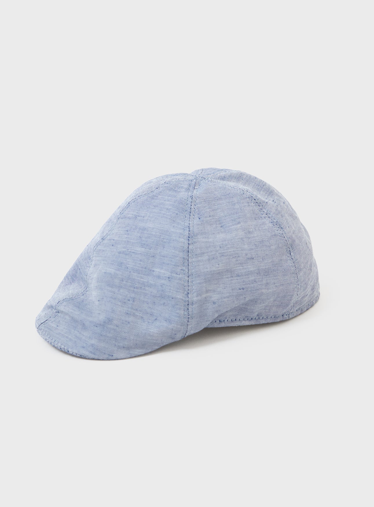 Casquette plate Sky en lin italien recyclé