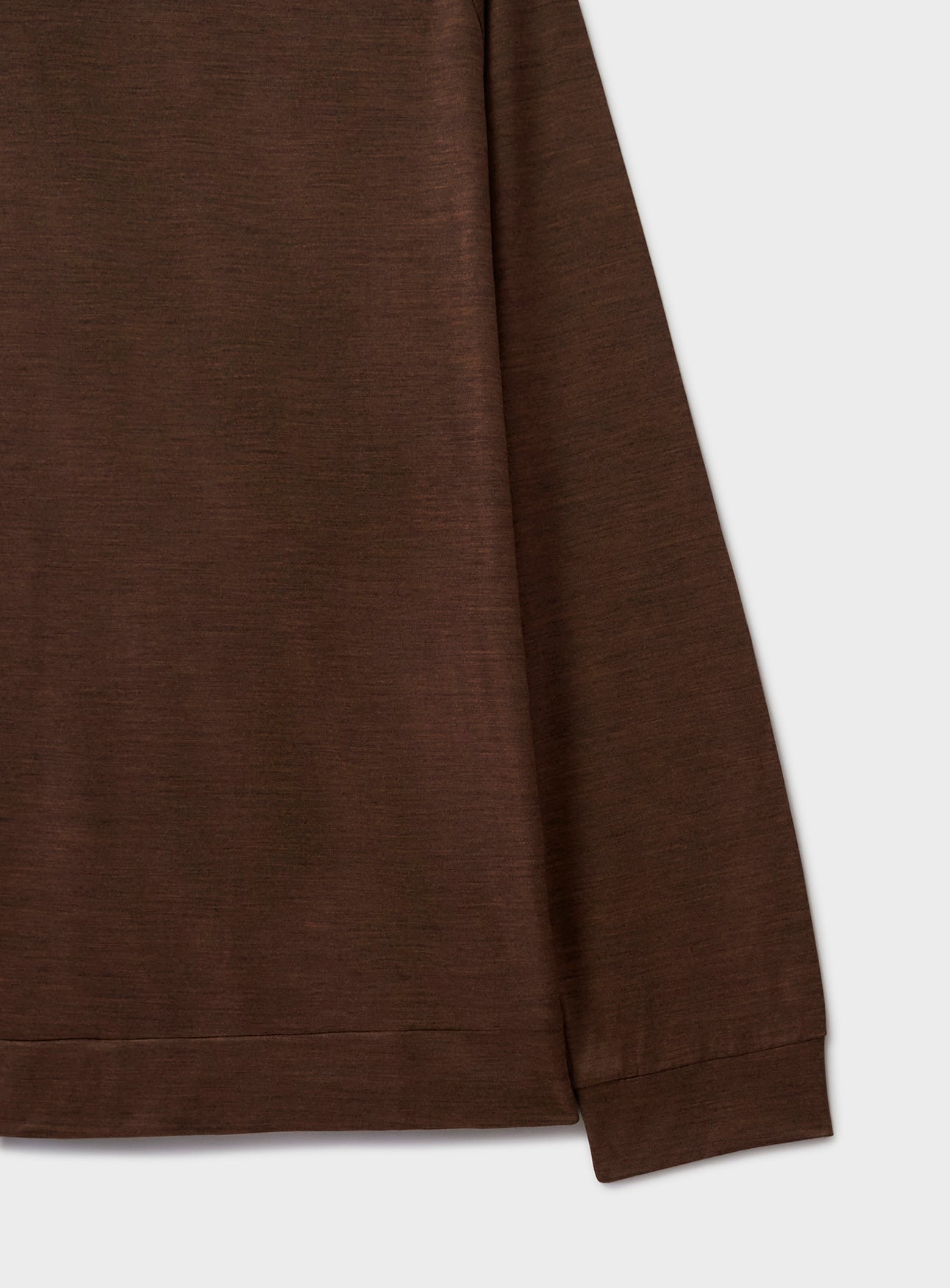 Maillot en laine mérinos Hazel Col ras du cou