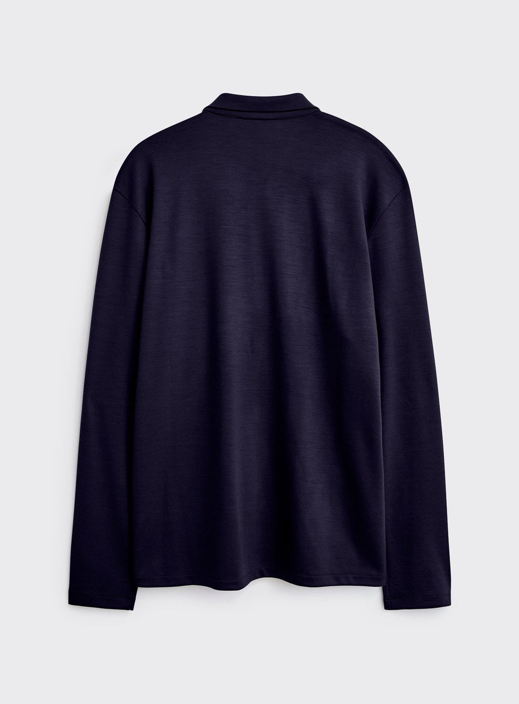 Cardigan en jersey mérinos 120s bleu marine