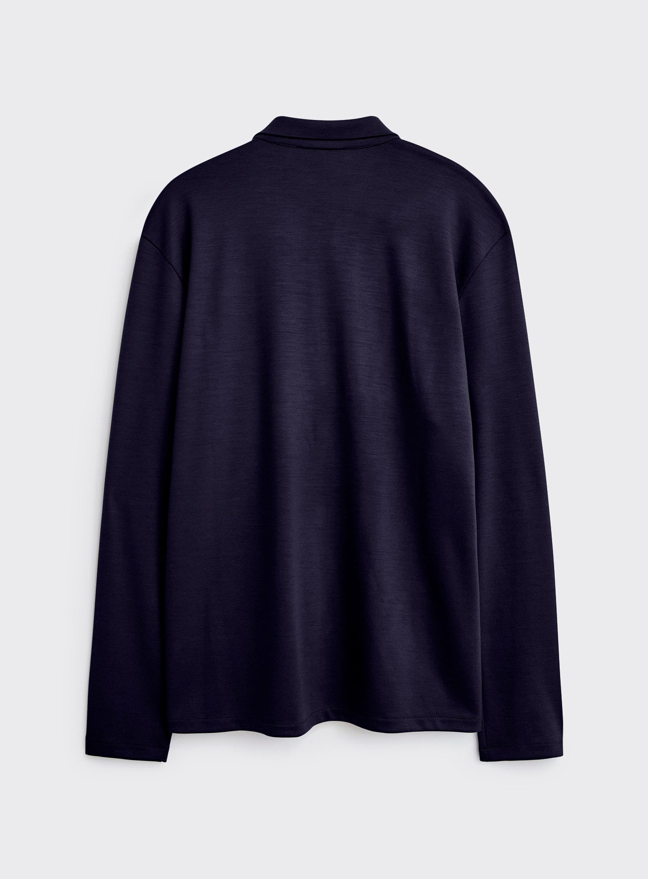 Cardigan en jersey mérinos 120s bleu marine